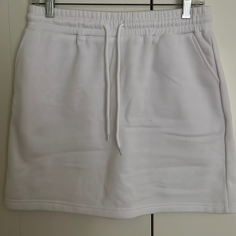 White Skirt- very soft- sweatpants material